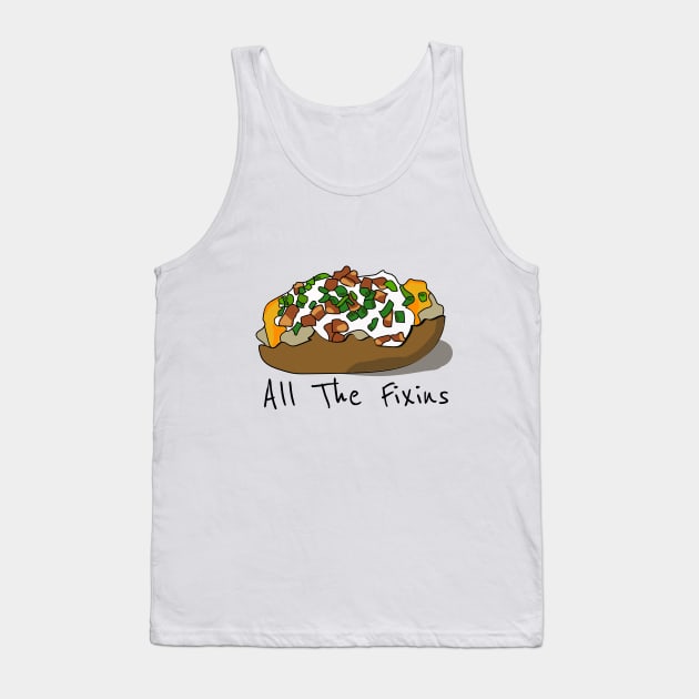 All The Fixins - Survivor CBS Jeff Probst Tank Top by twobeans